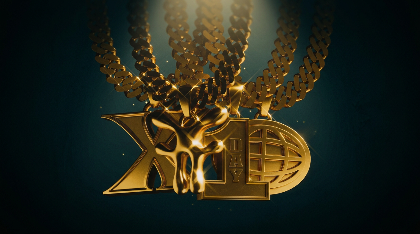 Gold Take Flight anniversary pendants on chains